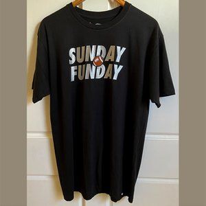 NWOT, Sunday Funday Black T Shirt